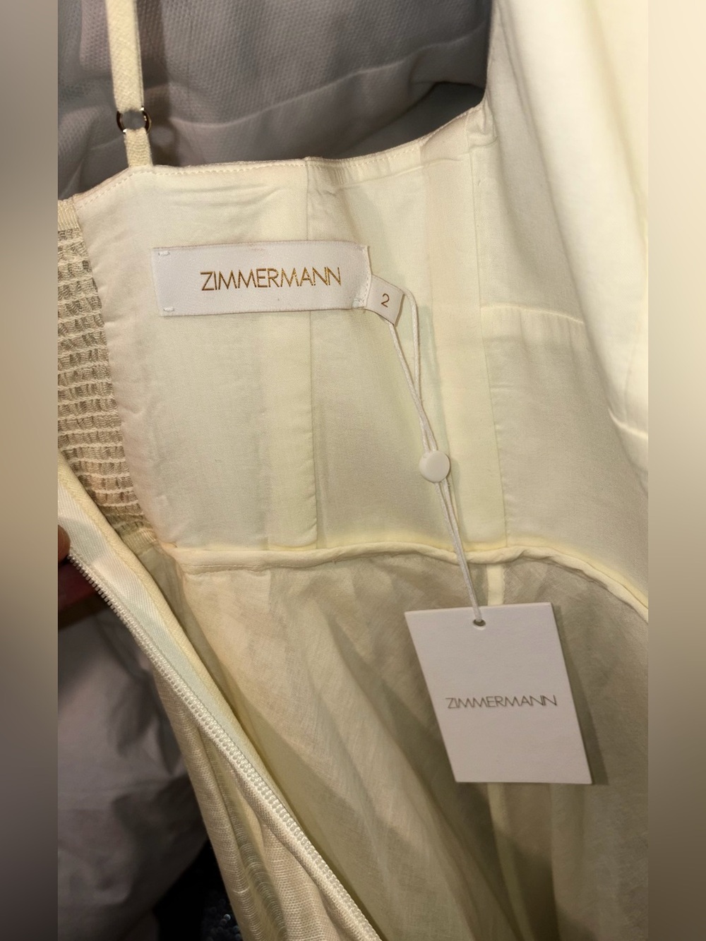 Zimmermann Pleated Linen &
Silk Minidress - Picture 10 of 11
